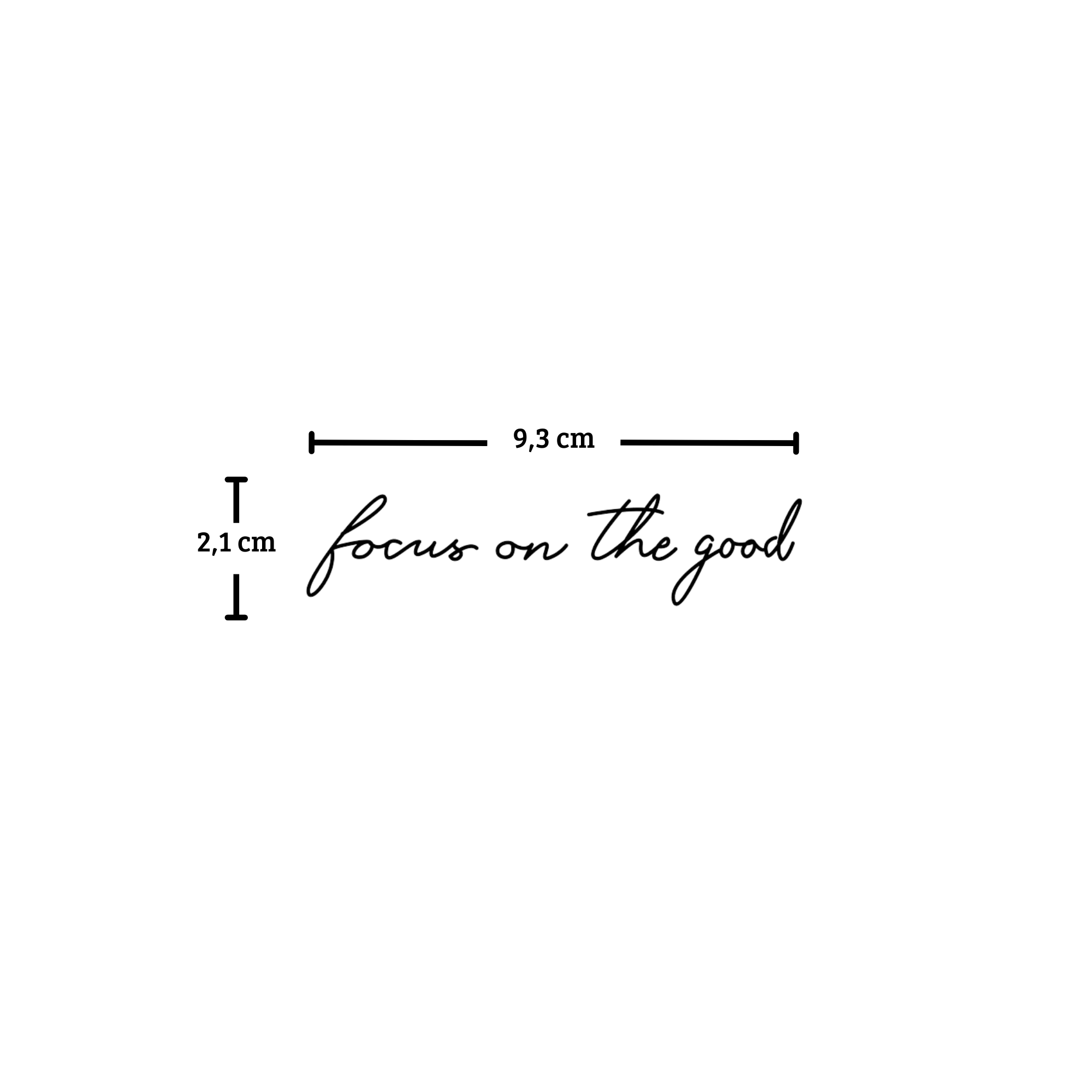 Tattoo Focus on the good